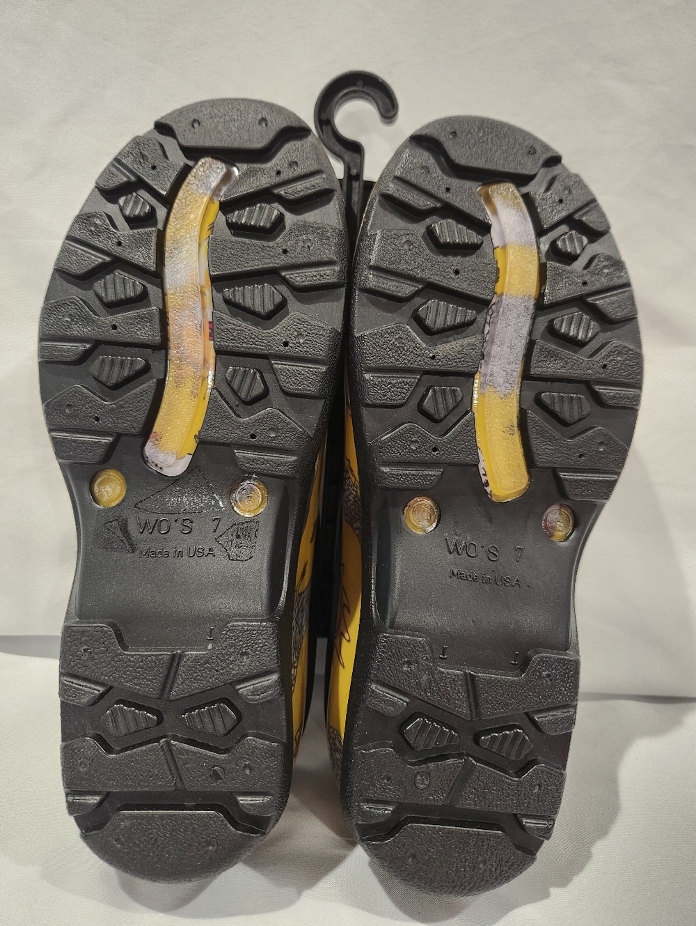 Sloggers Yellow Chicken-Print Women's Waterproof Garden Clog. NWT - Picture 6 of 6